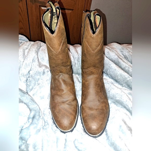 JUSTIN MEN'S STAMPEDE ROPER WESTERN BOOTS